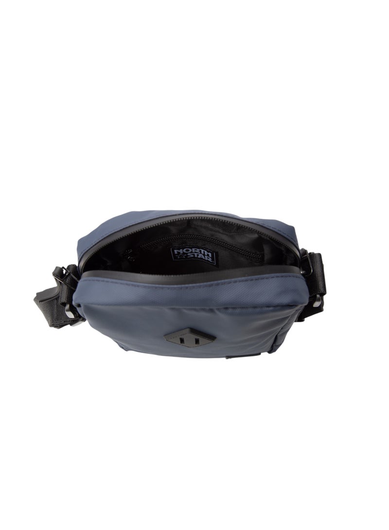 Bata Textured Messenger Bag Navy - Image 4