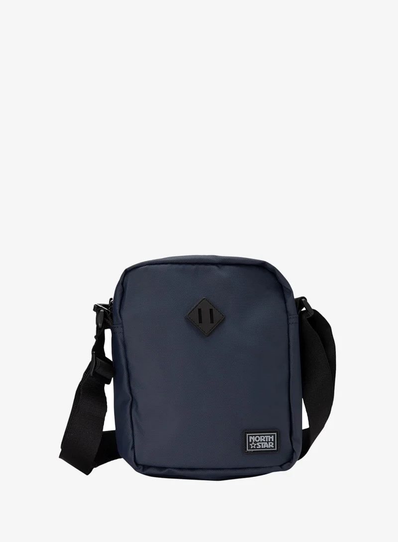 Bata Textured Messenger Bag Navy