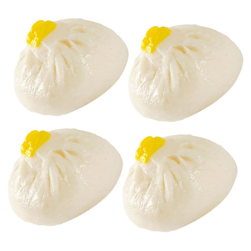 1 Set Realistic Steamed Bun Models Lifelike Simulation Food Props For Photography Parties Weddings And Restaurant Displays Non Fading Deform Resistant - Image 2