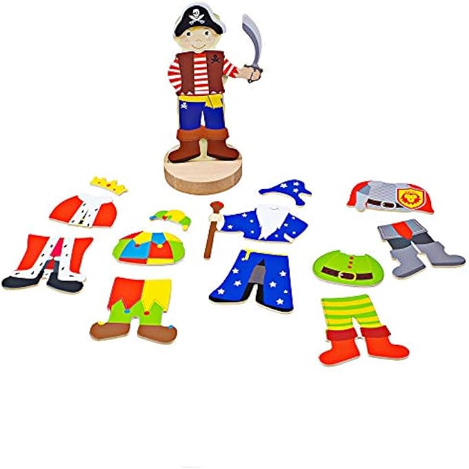 , WOODEN MAG PLAY MYSTICAL, DRESS UP CHARACTER