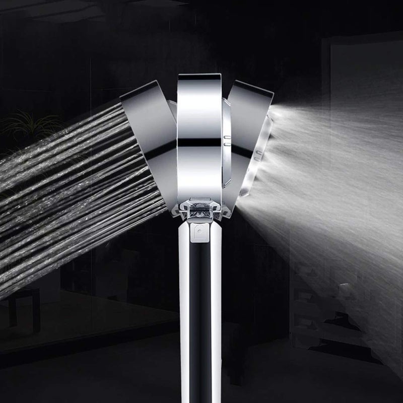 Conziv Double Sided Water Shower Head Multifunctional Faucet High Pressure Shower Head Handheld Rainfall Spray Water Flow Limit to Save - Image 1