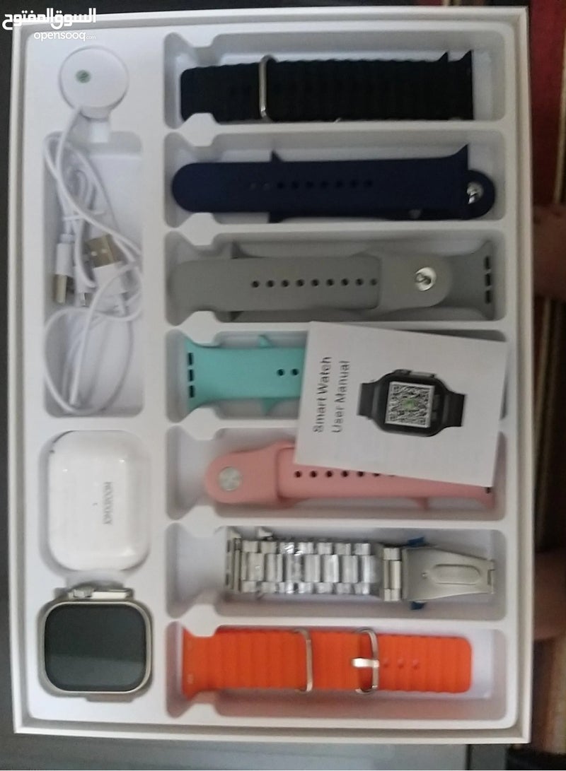 Winmax A watch with a smart speaker WX Ultra AMOLED screen version 8 for counting calories and receiving messages - Image 2