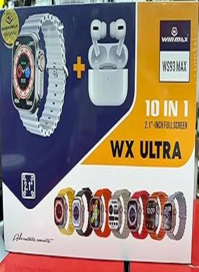 Winmax A watch with a smart speaker WX Ultra AMOLED screen version 8 for counting calories and receiving messages - Image 1