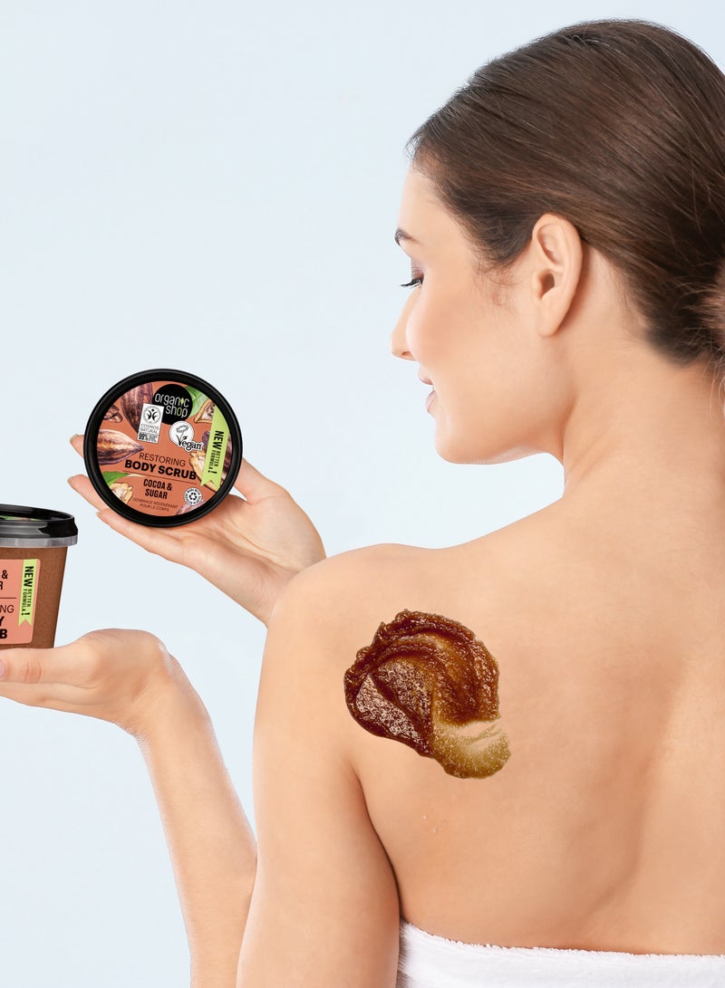 Organic Shop Luxury Chocolate Body Sugar Scrub 250ml - Image 2