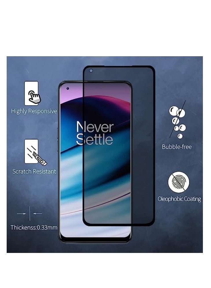 general OnePlus Nord CE 2 Privacy Screen Protector [Upgrade Version] [3D Curve] Anti-spy Tempered Glass Screen Film 9H Hardness Anti-Scratch Anti-Peep Shield,for Oneplus Nord CE 2 5G - Image 2