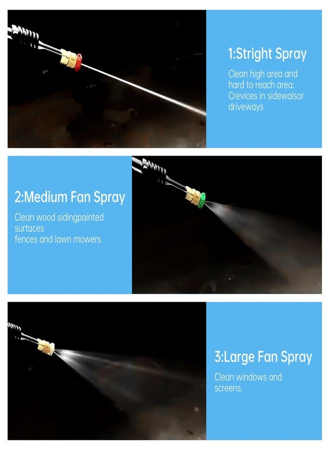 SEPLY Pressure Washer Tips, Set of 7 Pressure Washer Nozzle Tips with Nozzle Holder, 1/4 Inch Quick Connect, 4000 PSI - Image 5