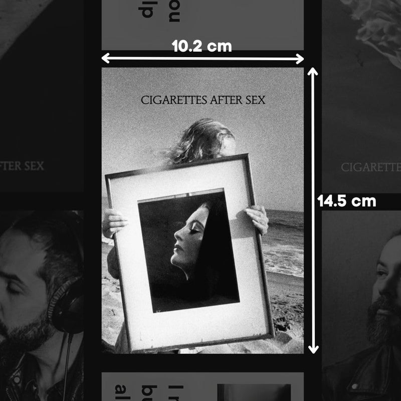 auraposter Paper Cigarettes After Sex (Set of 40)|Cigarettes After Sex Mini Posters|Mini Posters (15 x10 cm) of CAS's songs for Wall, Bedroom, Living room|Band Cigarettes After Sex|Glue Dots Included - Image 2
