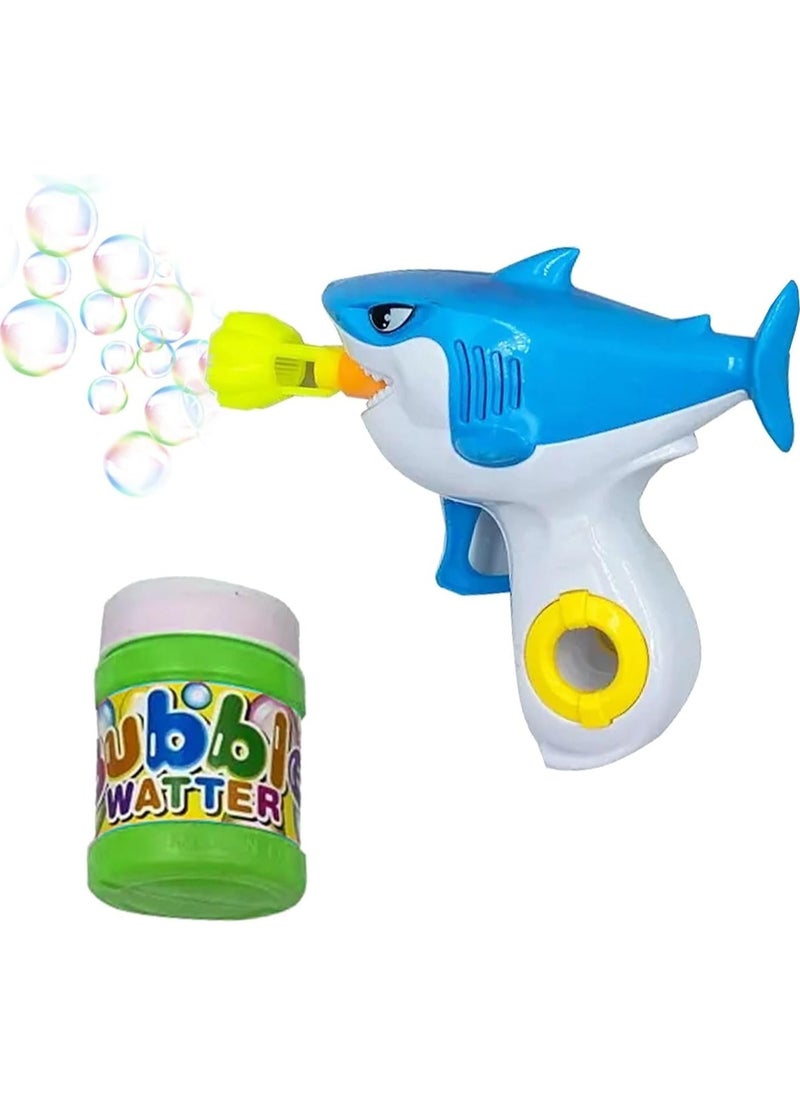 Home Smart Shark Shaped Bubble for Kids Ideal Gift for Birthday Party Decoration Summer Outdoor Activity and More Blue 