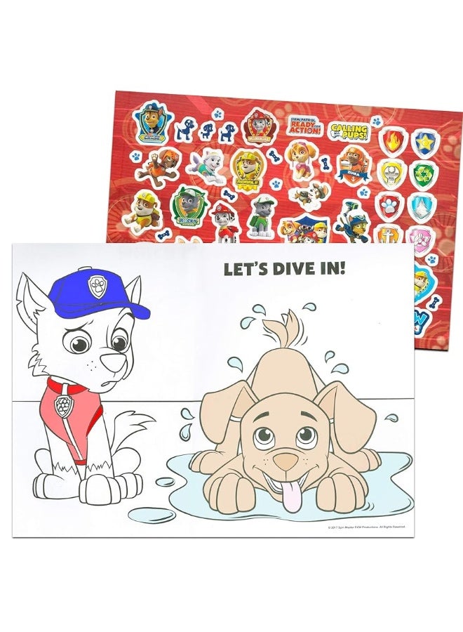 Bendon Paw Patrol Coloring and Activity Giant Floor Pad - Jumbo Paw Patrol Coloring Book (Paw Patrol Party Pack) - Image 1