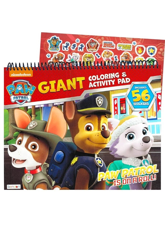 Bendon Paw Patrol Coloring and Activity Giant Floor Pad - Jumbo Paw Patrol Coloring Book (Paw Patrol Party Pack) - Image 2