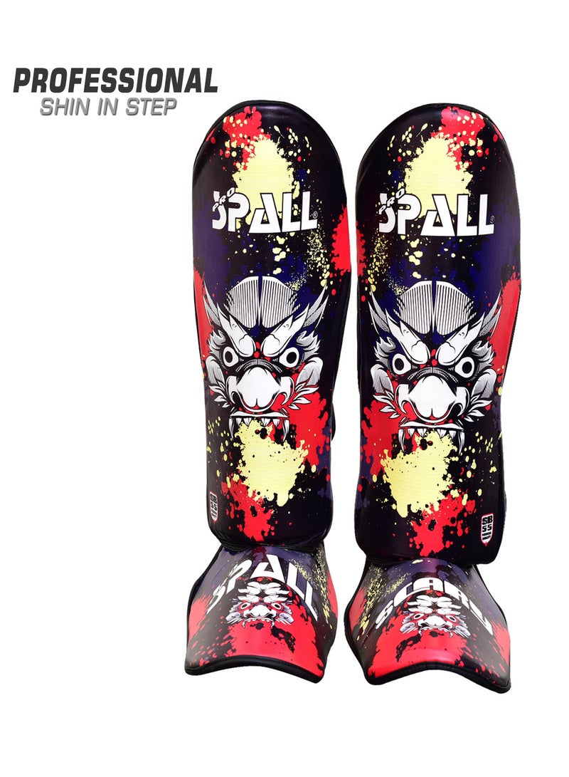 Spall Shin and Instep Guard for Taekwondo, Martial Arts, MMA Foot Protective Gear Protector for Sparring - Image 1