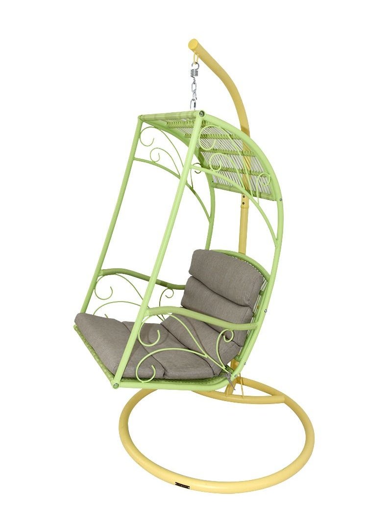 Swin Furniture Single-Seater Steel Outdoor Swing Chair for Backyard  - Image 2