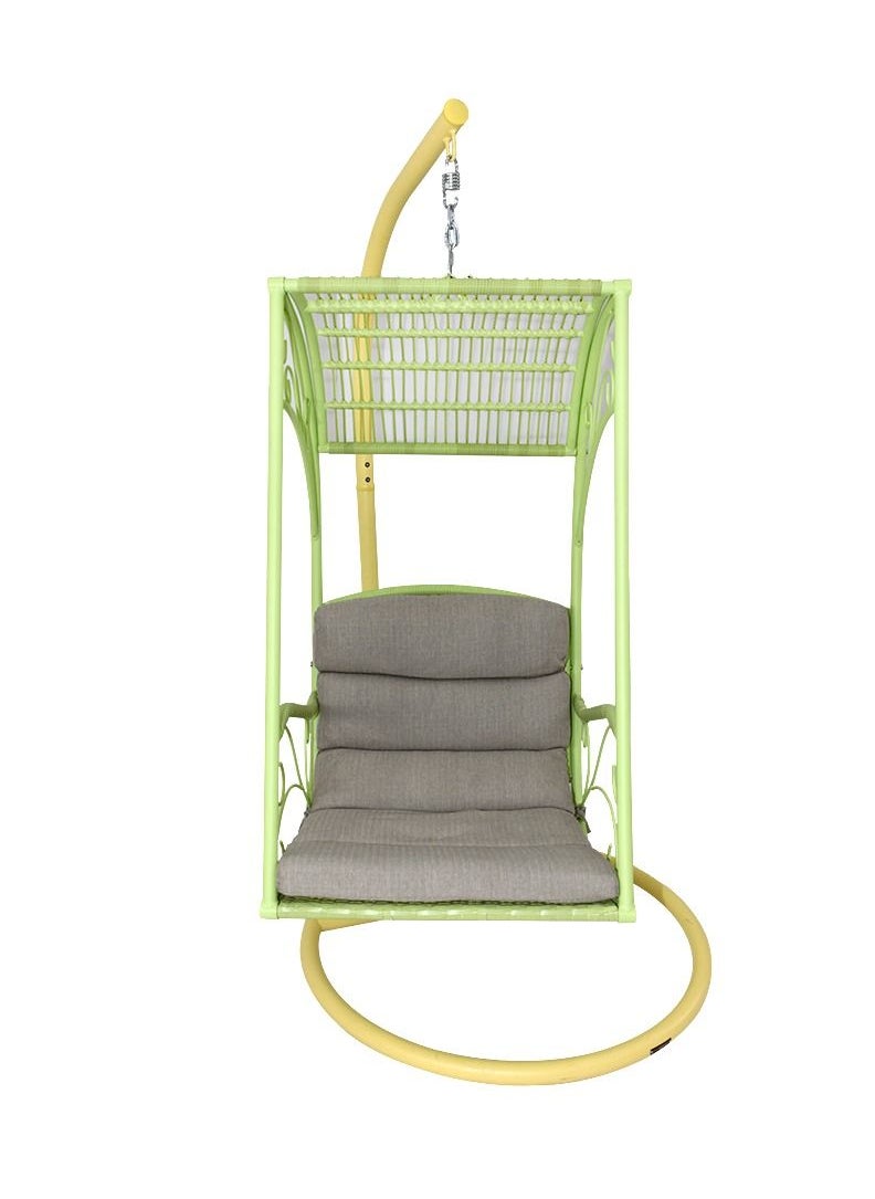 Swin Furniture Single-Seater Steel Outdoor Swing Chair for Backyard  - Image 1