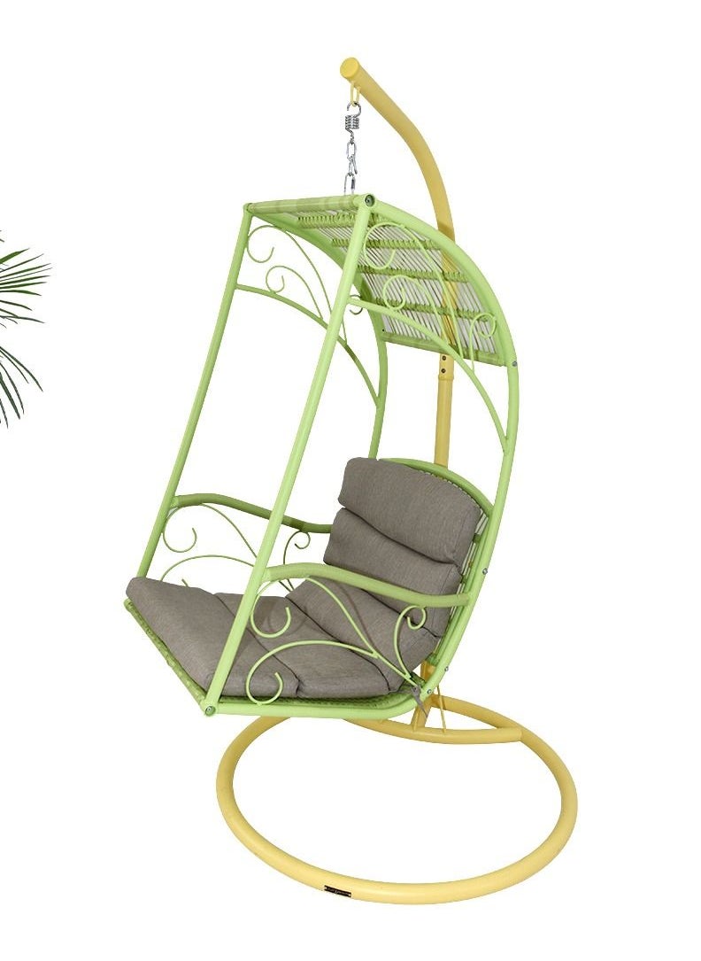 Swin Furniture Single-Seater Steel Outdoor Swing Chair for Backyard  - Image 3