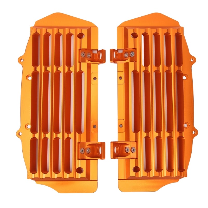 Motorcycle Radiator Guard Orange 125cc To 500cc Overheat Proof - Protective Function Radiator Protector For Off-Road Dirt Bike - Image 2