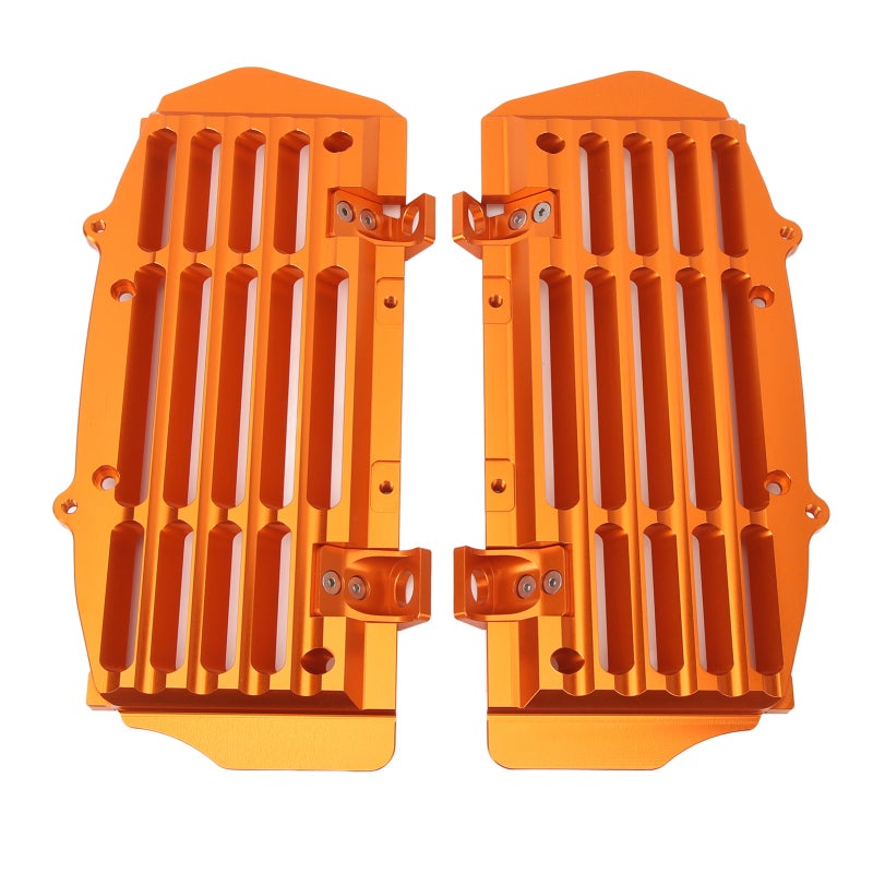 Motorcycle Radiator Guard Orange 125cc To 500cc Overheat Proof - Protective Function Radiator Protector For Off-Road Dirt Bike - Image 3
