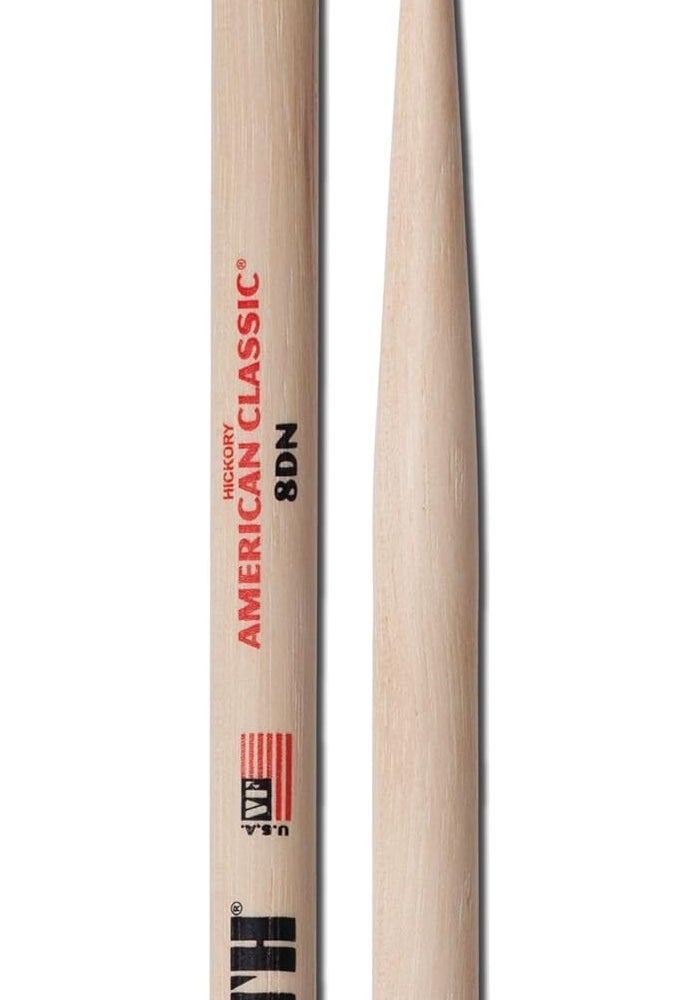 Vic Firth عصا الطبول فيك فيرث الأمريكية الكلاسيكية جاز 8DN مع رأس نايلون - Image 1