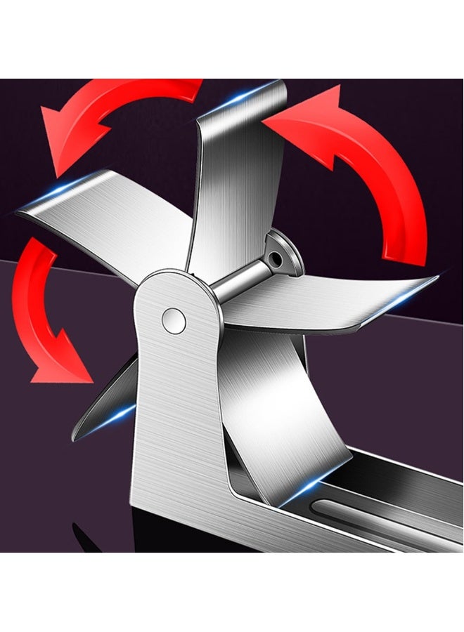 Windmill Melon Cutter ,Watermelon Cutting Artifact , Special Tool for Dividing Watermelon , 304 Stainless Steel Melon Cutting Tool , Suitable for Summer Family Gatherings and Parties. - Image 3