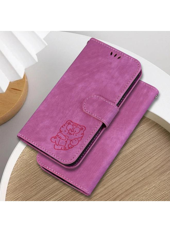 S-TOP Case For Redmi Note 14 Pro / Note 14 Pro+ 5G Little Tiger Embossed Leather Phone Case - Image 2