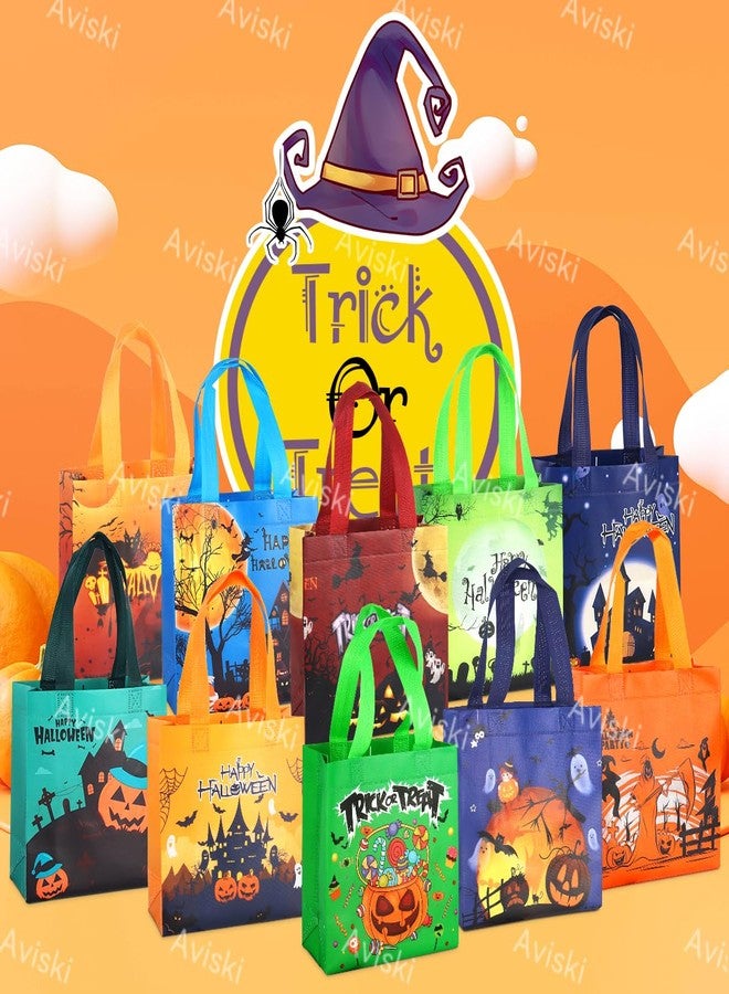 Aviski 20PCS Halloween Trick or Treat Totes, Small Multifunctional Non-Woven Halloween Bags for Gifts Wrapping, Party Supplies - Image 4