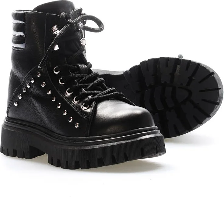 Fast Step Leather Fur Unisex Kids Classic Boots 612KFA1589-2