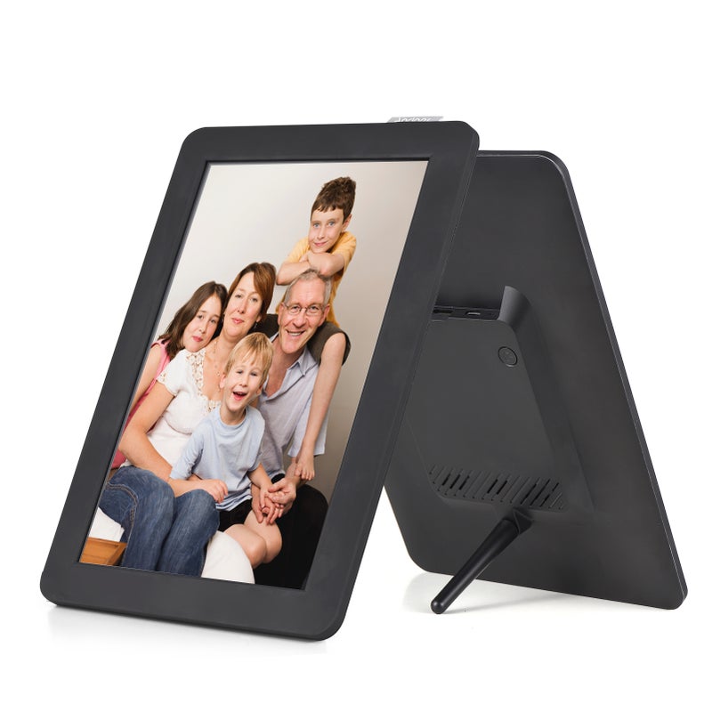 Andoer 10.1-Inch WiFi Digital Photo Frame Cloud Digital Picture Frame IPS Screen Touch Control 16GB Storage Auto Rotation Share Photos via APP with Backside Stand - Image 2
