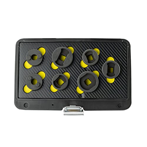 ESCO Pro Series Threaded Leaf Spring Shackle Pin Remover and Installation Socket Kit, Black - Image 1