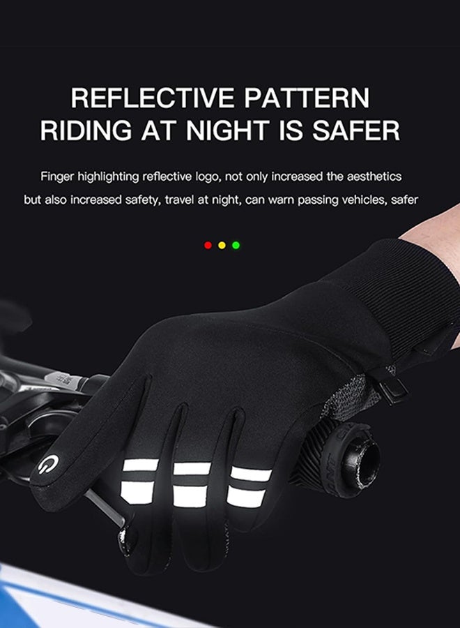 Polish'D Winter Warm Gloves for Men Women, Windproof and Waterproof Thermal with Touchscreen Fingers for Cold Weather Outdoor Work, Cycling, Biking, Driving, Hiking, Running - Image 5