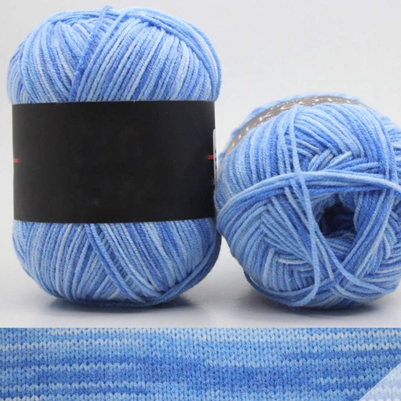 comfrt 5 Rolls Soft Cotton Yarn Knitting Yarn Crochet Yarn for Crafting DIY Sweater Blanket Scarf Picture 1 Yarn Bundles - Image 4