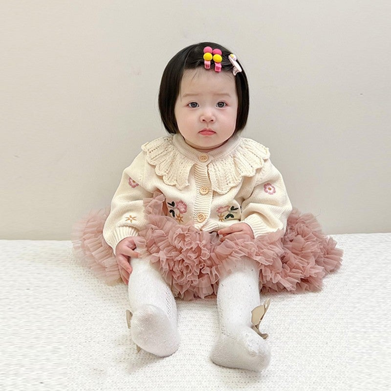 Baby Spring Skirt Tutu Skirt Baby Girl Tutu Skirt Cute Princess One-Year-Old Dress Korean Style Princess Style - Image 3