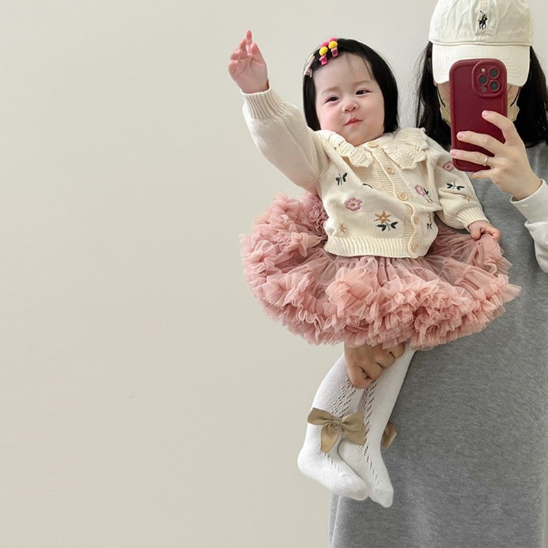 Baby Spring Skirt Tutu Skirt Baby Girl Tutu Skirt Cute Princess One-Year-Old Dress Korean Style Princess Style - Image 2