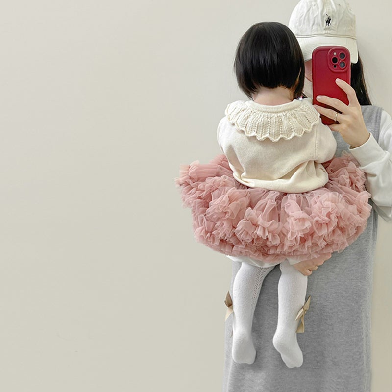 Baby Spring Skirt Tutu Skirt Baby Girl Tutu Skirt Cute Princess One-Year-Old Dress Korean Style Princess Style - Image 5