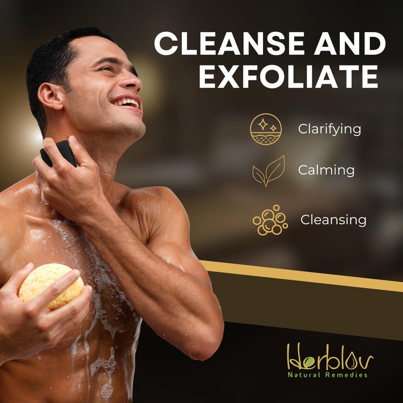 Herblov All Natural Pine Tar Soap Bar 4oz â€“Cleansing Anti Acne Eczema Psoriasis Itch Relief Pine Tar Face & Body Wash Cleanser â€“ Pure Goatâ€™s Milk Soap with Oatmeal, Charcoal, Essential Oils Made in USA - Image 5