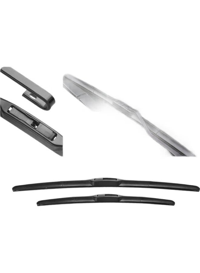 Speed Paisu Compatible Windshield Wipers For 2015 Gac Honda Vezel, Original Installed Front Wiper Blades, Rubber Strips, Quiet, For Gac 15 16 17 18 19 20 21 22 Models, 26/16 U-Shaped - Image 3