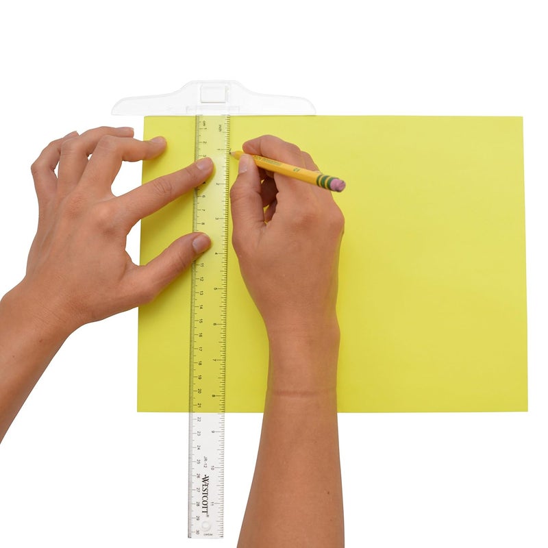Westcott JR12 Small Plastic TSquare for Drawing DIY Crafts 12In30cm - Image 2