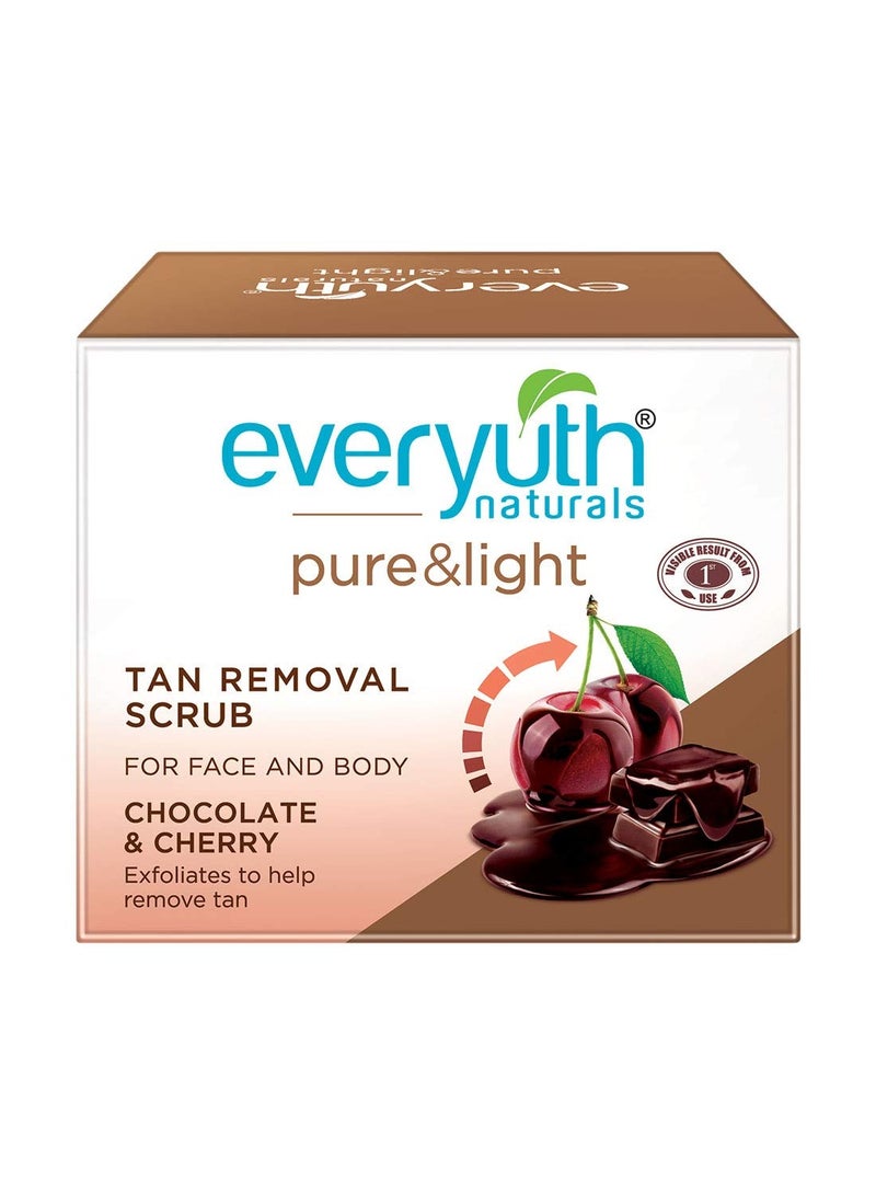 إيفريوث مقشر إزالة السمرة بالشوكولاتة والكرز من إيفريوث ناتشورالز (50 جم) - Image 1