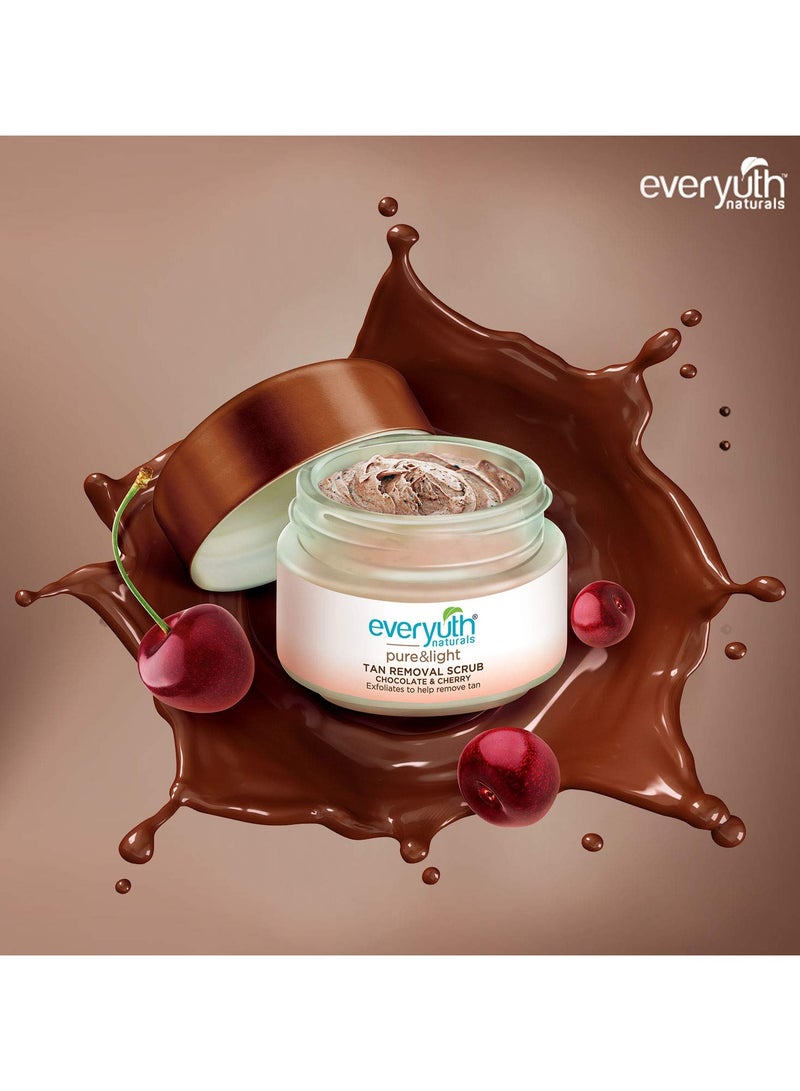 إيفريوث مقشر إزالة السمرة بالشوكولاتة والكرز من إيفريوث ناتشورالز (50 جم) - Image 3