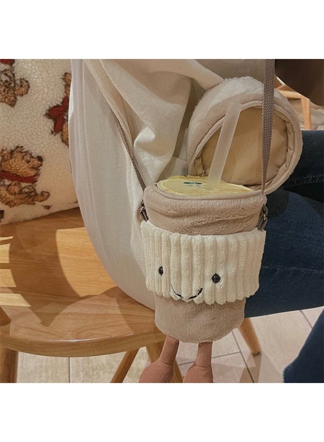 جيليكات جيلي كات - حقيبة كروس بودي لطيفة على شكل كوب قهوة - دمية جميلة ومريحة كهدية للعطلات - Image 3