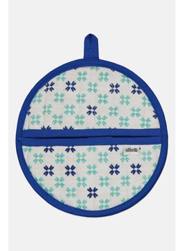 Sttelli Bloom Pot Holder 23 x 23 D cm, Blue  - Image 1