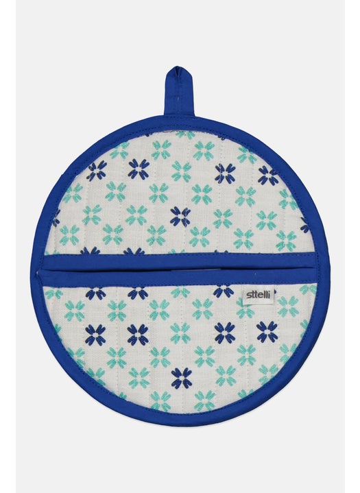 Bloom Pot Holder 23 x 23 D cm, Blue