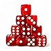 Luck Lab 10 Piece D6 Dice Pack Acrylic Dice for RPG MTG DND Table Games and Board Games Red Pearl - Image 2
