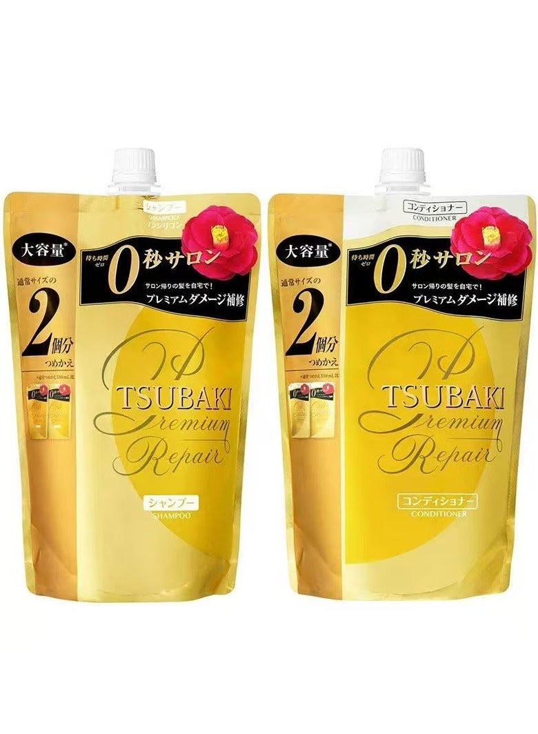 TSUBAKI Premium Repair Shampoo Refill Refill, 660mL - Image 2