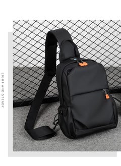 Generic Crossbody Backpack, Waterproof, Lightweight with USB Charger Port, for Outdoor Hiking, Traveling, Cycling Black  - Image 3