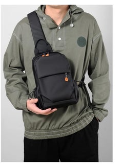 Generic Crossbody Backpack, Waterproof, Lightweight with USB Charger Port, for Outdoor Hiking, Traveling, Cycling Black  - Image 5