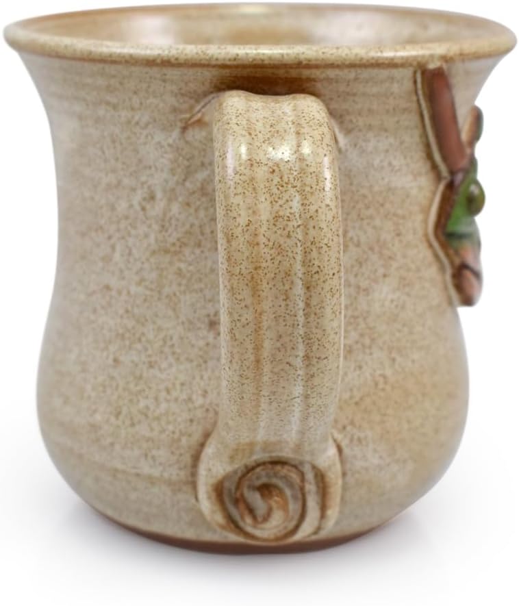 Modern Artisans Chameleon Coffee Mug  American Made Stoneware Pottery 16oz - Image 2