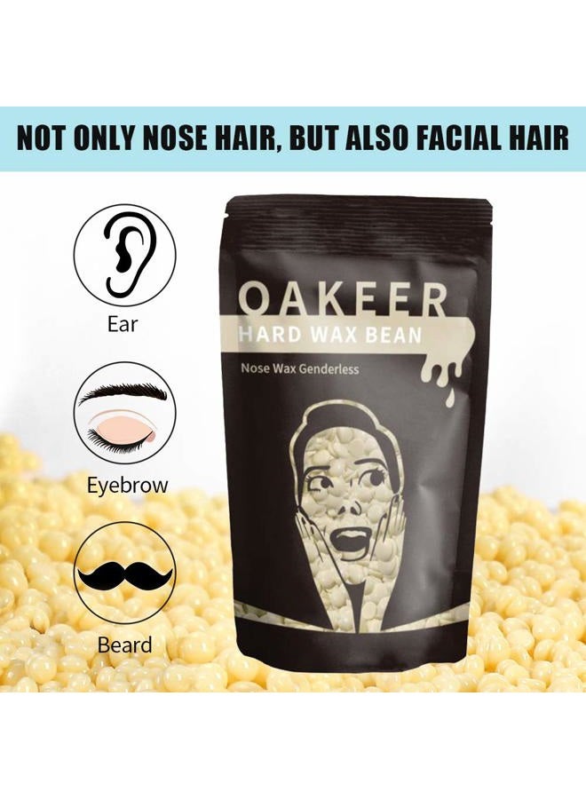 OAKEER Men Nose Wax Hair Removal Nose Wax Kit Wax Beans Home Nose Hair Removal New，40 Accessories - Image 3