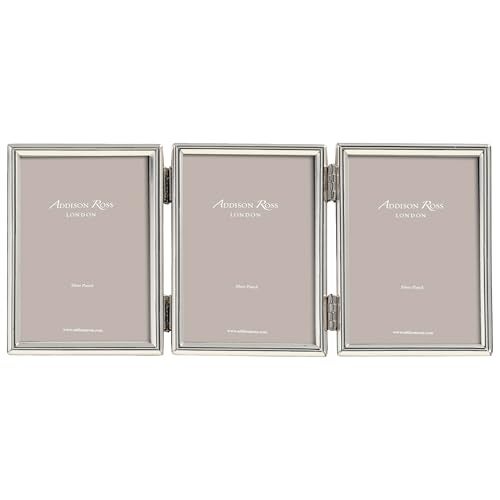 Addison Ross, Essentials Photo Frame, Silver Plate Treble, 2 x 3 Inches - Image 1