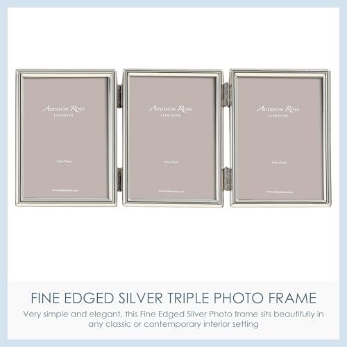 Addison Ross, Essentials Photo Frame, Silver Plate Treble, 2 x 3 Inches - Image 3