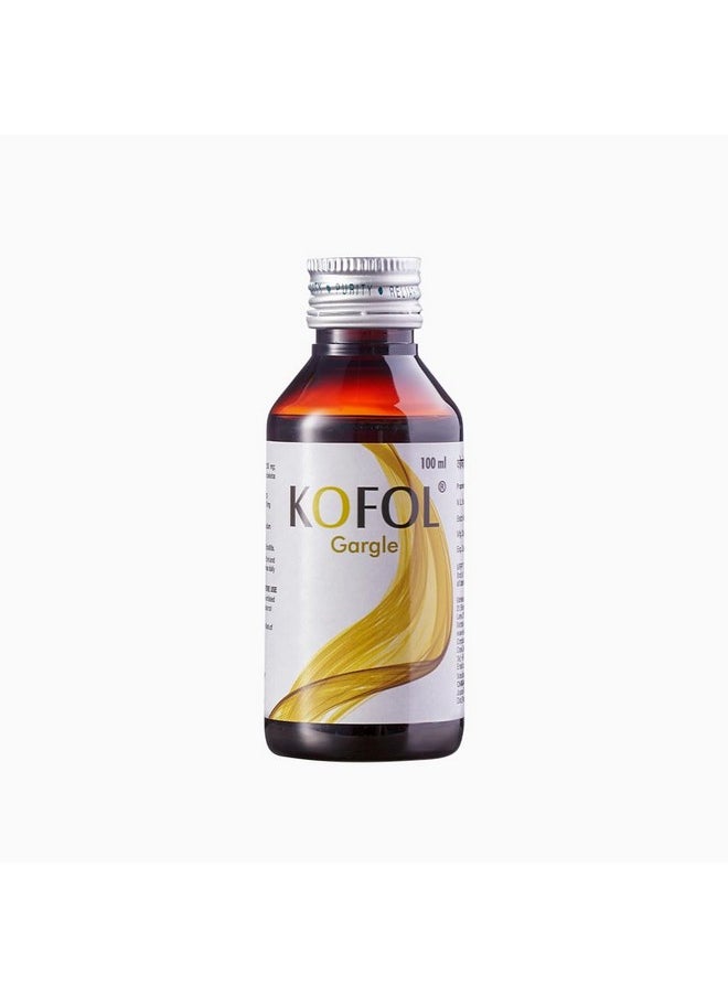 Charak Pharma Kofol Gargle For Cough & Cold And Sore Throat - 100Ml (100 Ml- Pack Of 1)  - Image 1
