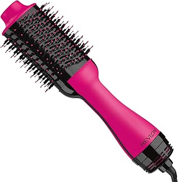 REVLON RVDR5222PE Salon OneStep Hair Dryer and Volumiser New Pink Version OneStep IONIC and CERAMIC Technology Medium to Long Hair RVDR5222PUKPink - Image 1